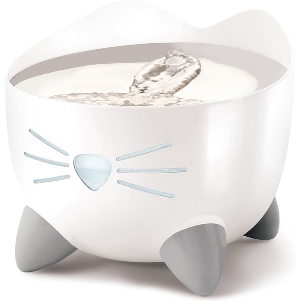 PIONEER PET Swan Cat Drinking Fountain, White