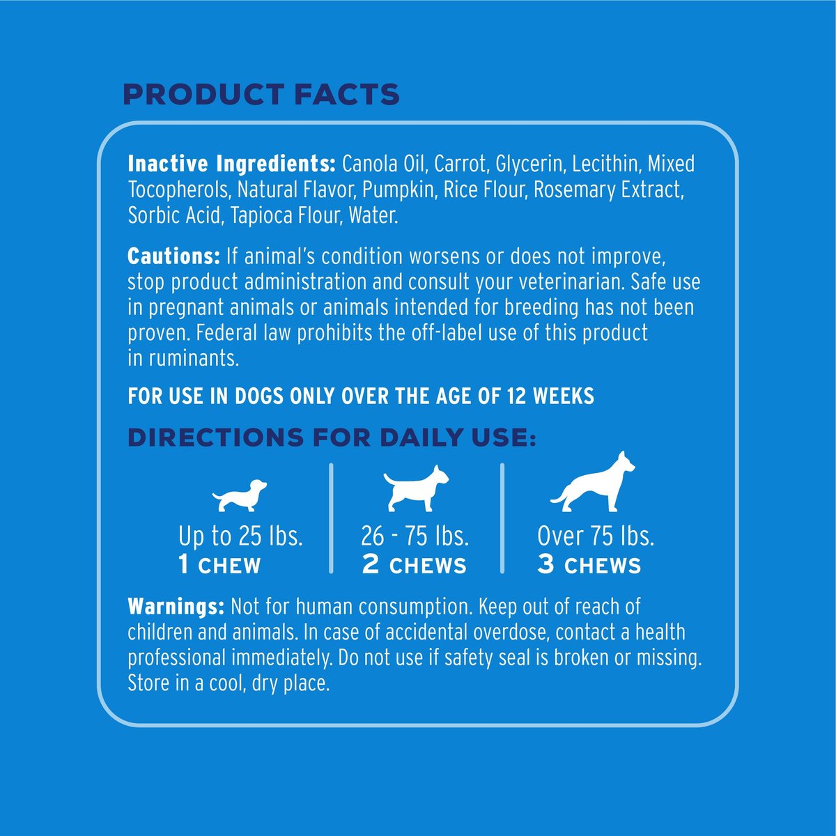 PROJECT WATSON Eye & Multi Health Pumpkin & Carrot Flavored Soft Chew ...