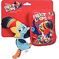 Fetch For Pets Kellogg's Froot Loops Box & Toucan Sam Plush Figure Squeaky Dog Toy, 2 count