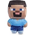 Fetch for Pets Minecraft Steve Figure Plush Squeaky Dog Toy, Large