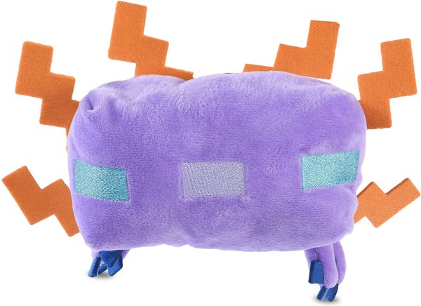 Fetch for Pets Minecraft Blue Axolotl Figure Plush Squeaky Dog Toy, Large slide 1 of 5
