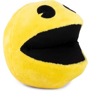 Fetch For Pets Pac-Man Pac-Man Figure Plush Squeaky Dog Toy, Large
