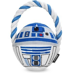 Fetch For Pets Star Wars R2D2 Rope Head Plush Dog Toy 