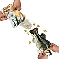 Territory Floppy Friends Fox & Bass Dog Toy Bundle, 2 count