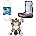 Territory Home on the Ranch Play Rope Squeaky Dog Toy Bundle