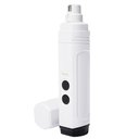 Frisco Rechargeable Cordless Cat & Dog 3-Speed Nail Grinder, White
