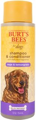 Burt's Bees Lemongrass & Sage Scented Dog Shampoo & Conditioner, 12-oz bottle