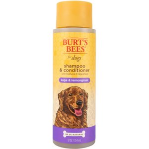 Burt's Bees Lemongrass & Sage Scented Dog Shampoo & Conditioner, 12-oz bottle