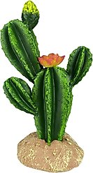 Komodo Cactus Flower Reptile Ornament, Green
