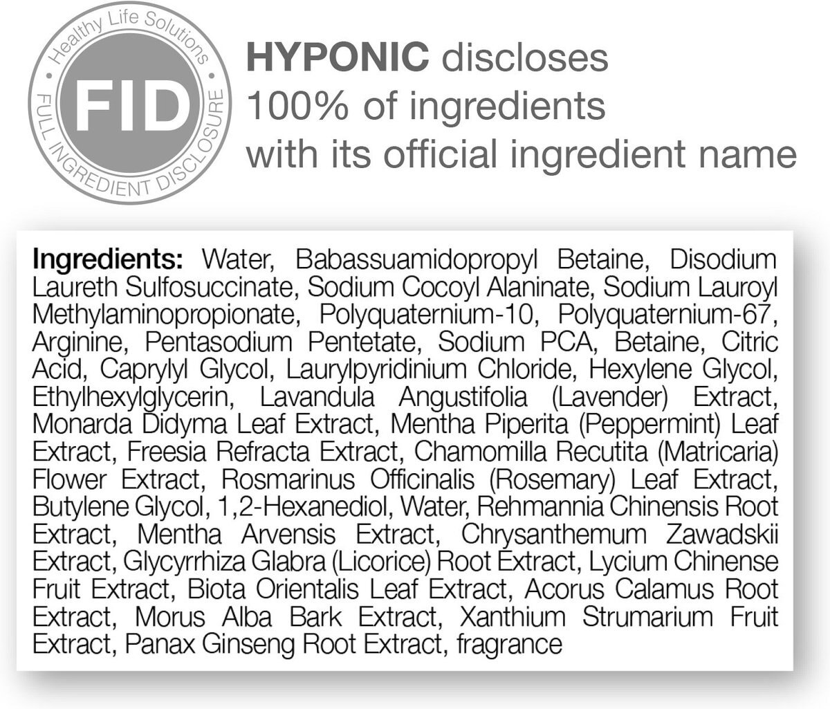 HYPONIC Natural Therapy Hypoallergenic Volumizing Dog Shampoo, 10.1oz bottle