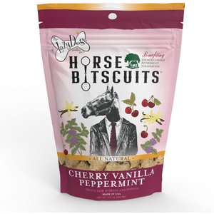 The Lazy Dog Cookie Co Horse Bitscuits Cherry Vanilla Peppermint Horse Treat, 14-oz bag