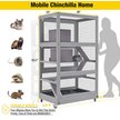 Aivituvin-air56 Large Wooden Chinchilla & Ferret Cage, Gray - Chewy.com