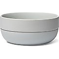 Waggo Cling Non-Skid Silicone Bottom Dog & Cat Bowl, Grey, Small, 4-cup