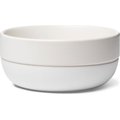 Waggo Cling Non-Skid Silicone Bottom Dog & Cat Bowl, White, Small, 4-cup