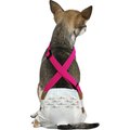 Paw Inspired Dog Diaper Suspenders, Pink, X-Small/Small