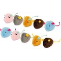 Hartz Cattraction Crinkle Mice Cat Toy, Multi Color, 10 count