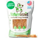 Nature Gnaws USA Turkey Tendon Natural Dog Chew Treats, 8-oz bag