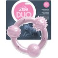 Zeus Duo Tri-Ring Dog Toy, 6-in, Lilac
