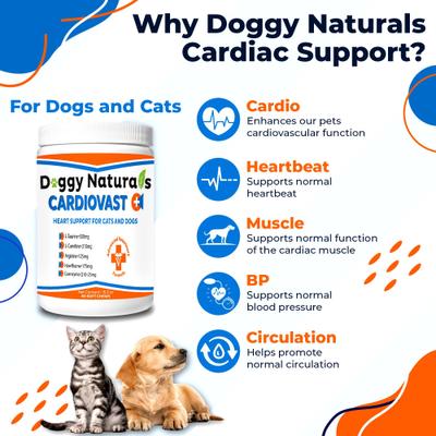 Show full view: Pet Health Pharma Cardiovast Heart Health Support Chicken Flavored Soft Chews Supplement for Cats & Dogs, 60 count slide 7 of 9