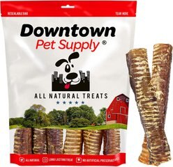 Downtown Pet Supply USA Beef Trachea 6-in Dog Treats, 12 count