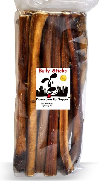 Downtown Pet Supply Bully Sticks 12-in Jumbo Dog Treats, 5 count slide 1 of 4