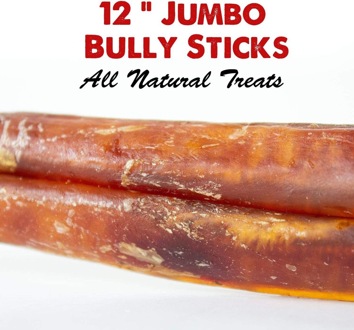 DOWNTOWN PET SUPPLY USA Bully Sticks 12in Jumbo Dog Treats, 3lb bag