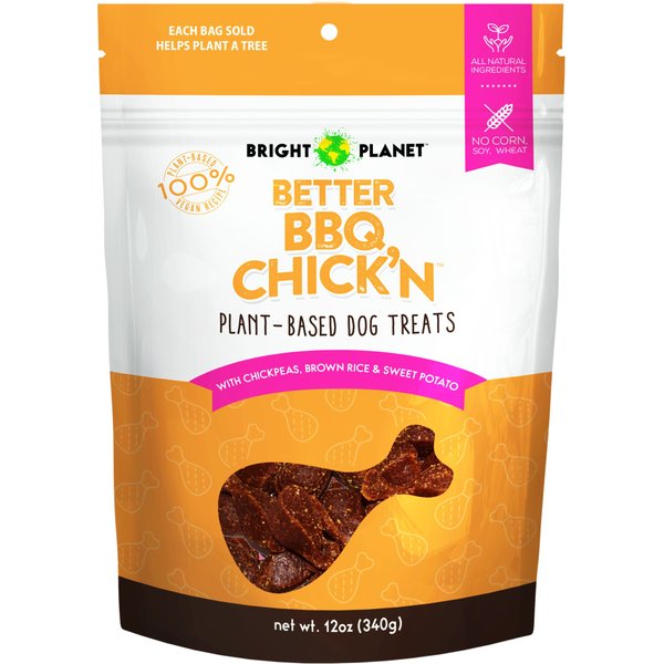 Bright Planet Pet Better BBQ Chick'n Chicken Flavored Soft & Chewy Dog Training Treats, 5-oz bag