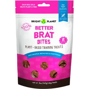 Bright Planet Pet Better Brat Pork Flavored Soft & Chewy Dog Training Treats, 5-oz bag
