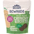Natural Balance Rewards Crunchy Biscuits With Peanut Butter Small Breed Dog Treats, 8-oz bag