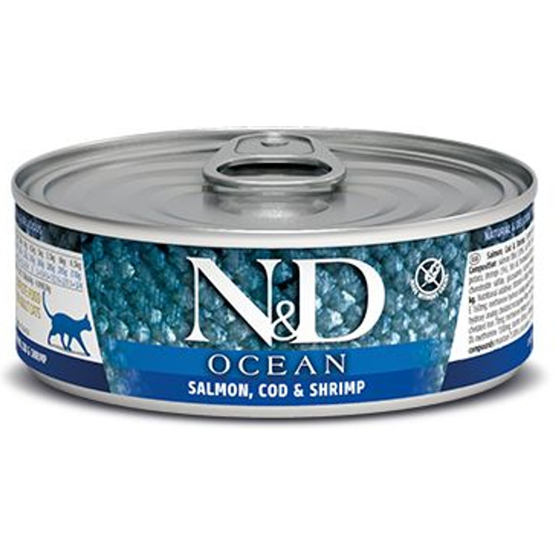 Farmina N&D Ocean Salmon, Codfish & Shrimp Grain-Free Wet Cat Food
