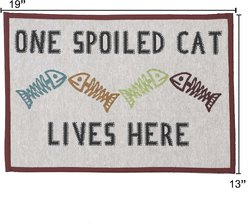PetRageous Designs One Spoiled Cat Tapestry Placemat slide 2 of 5