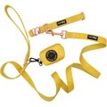 Sassy Woof Dog Waste Bag Holder, Collar, & Leash, 3 count, Yellow, Large