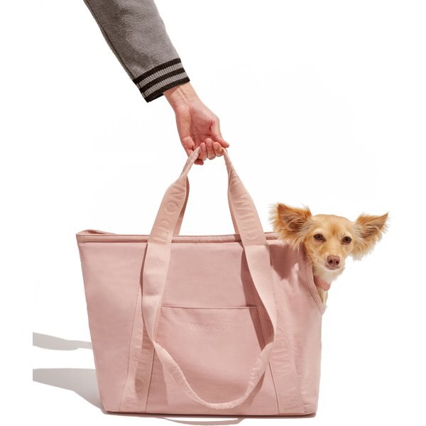 WILD ONE Cotton Everyday Dog Carrier, Pink