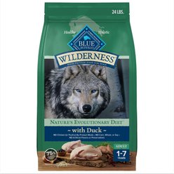 Blue Buffalo Wilderness Duck Adult Dry Dog Food, 24-lb bag slide 1 of 9