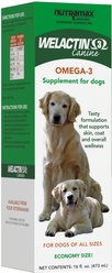 Nutramax Welactin Omega-3 Liquid Skin & Coat Supplement for Dogs, 16-oz