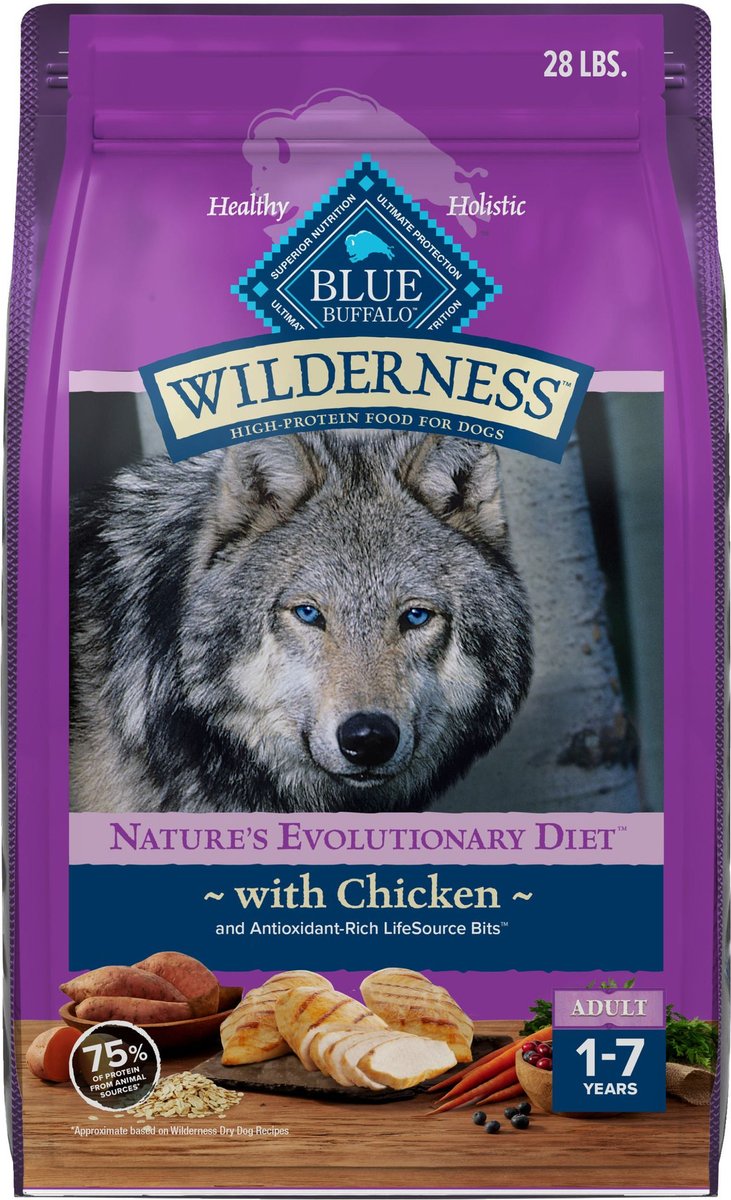 Wilderness dry dog clearance food