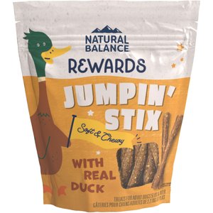 Natural Balance Rewards Jumpin' Stix with Real Duck Dog Treats, 4-oz bag