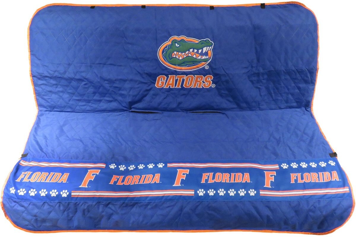 PETS FIRST NCAA Florida Gators Dog Car Seat Cover, Multicolor