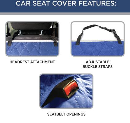 Show full view: Pets First NCAA Florida Gators Dog Car Seat Cover, Multicolor slide 5 of 5