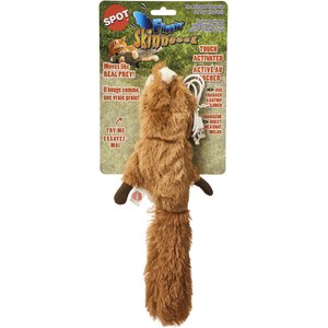 Ethical Pet Flippin' Skinneeez Squirrel Exercise Cat Toy with Catnip, Assorted