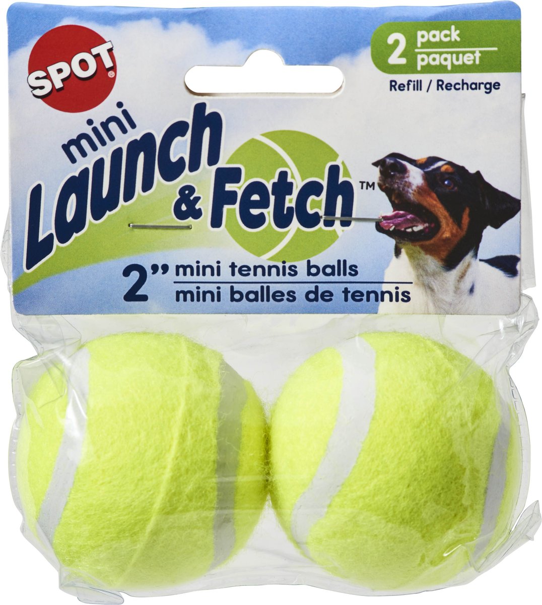 ETHICAL PET Tennis Ball Dog Toy, Yellow, 2 count - Chewy.com