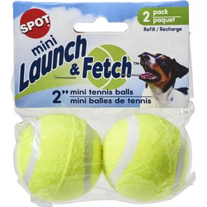Ethical Pet Tennis Ball Dog Toy, Yellow, 2 count