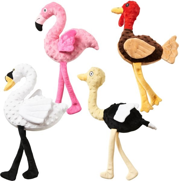 ETHICAL PET Love The Earth Plush Bird Dog Toy, Color Varies, 18in, 1
