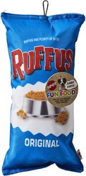 Ethical Pet Fun Food Ruffus Chips Plush Squeaky Dog Toy, Assorted, 14-in