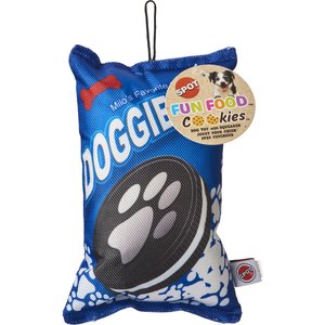 Ethical Pet Fun Food Doggie-Oh'S Plush Squeaky Dog Toy, Assorted