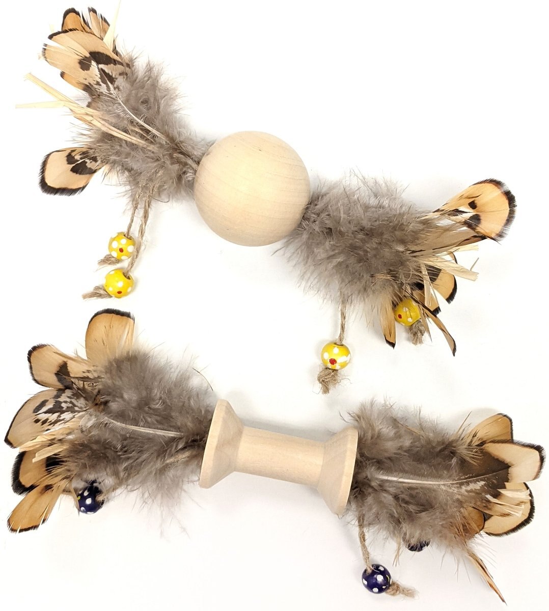 Ethical Pet Love The Earth Coffee Wood Rope Tug Dog Chew Toy
