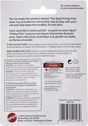 Ethical Pet Finley Fish Electric Laser Chaser Cat Toy, Blue/Orange slide 2 of 4