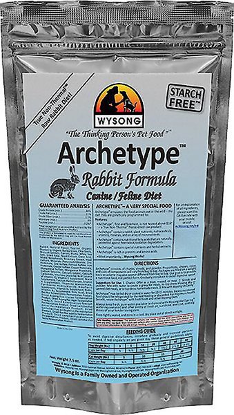 Wysong Archetype Rabbit Formula Freeze-Dried Raw Dog & Cat Food, 7.5-oz bag slide 1 of 4