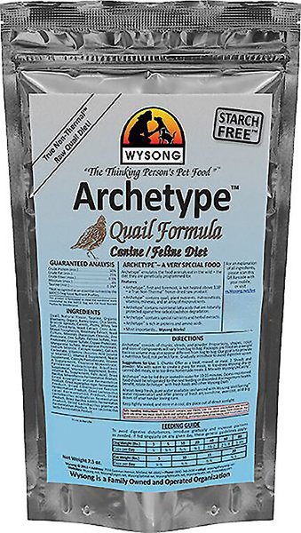Wysong Archetype Quail Formula Freeze-Dried Raw Dog & Cat Food, 7.5-oz bag slide 1 of 6