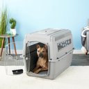 Petmate Sky Dog & Cat Kennel, Gray, 36-in, 50-70-lbs